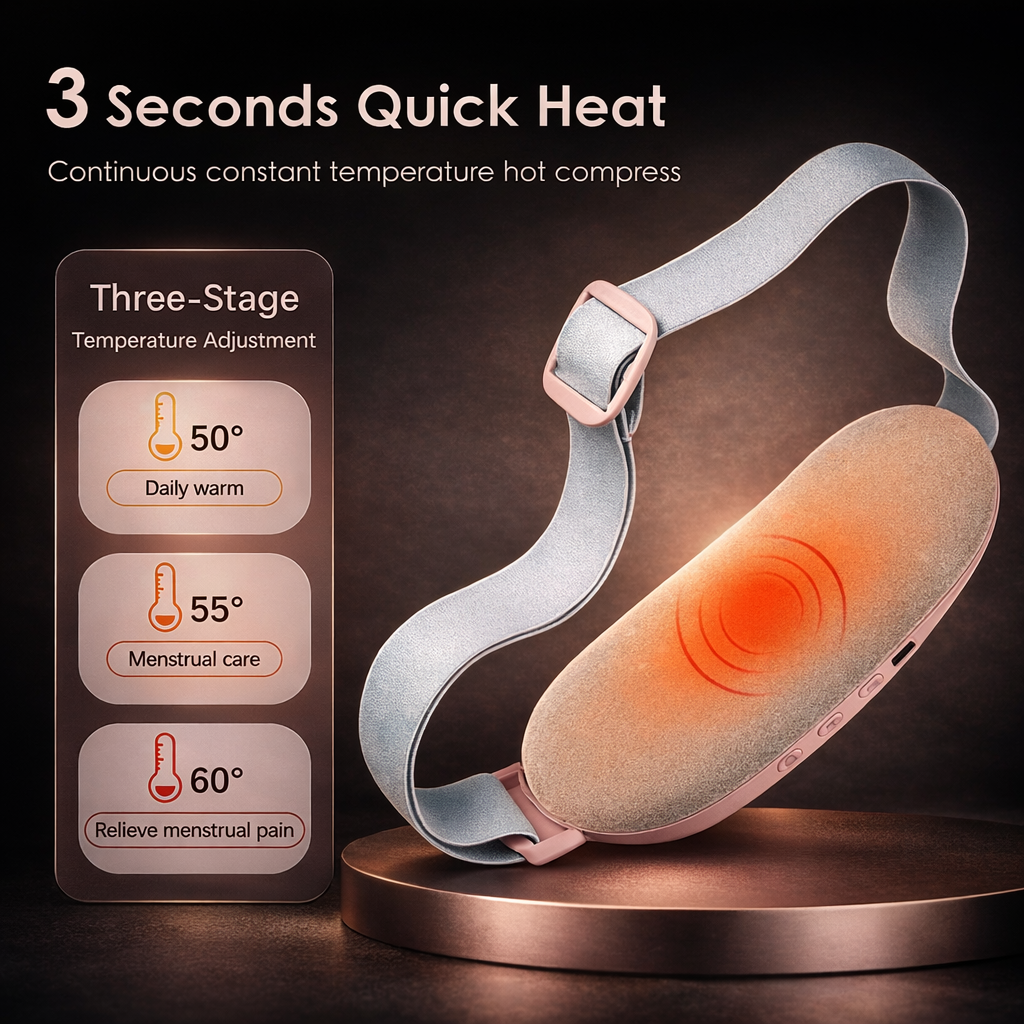 ThermaRelief™ Cordless Heating Pad (3 Heat Levels)