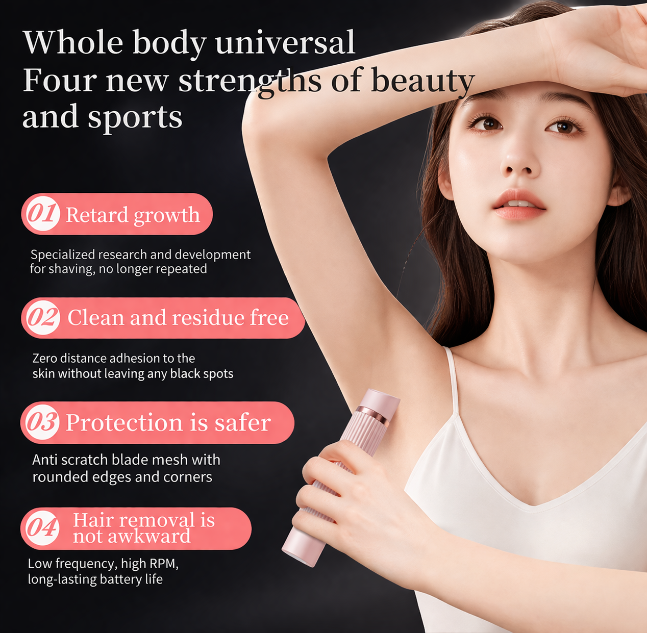 Women’s 2-in-1 Electric Shaver & Bikini Trimmer