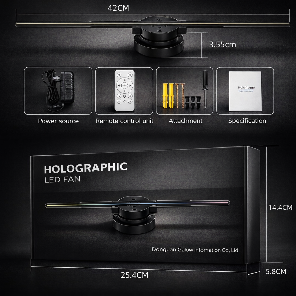 HoloAir™ 3D Display Fan