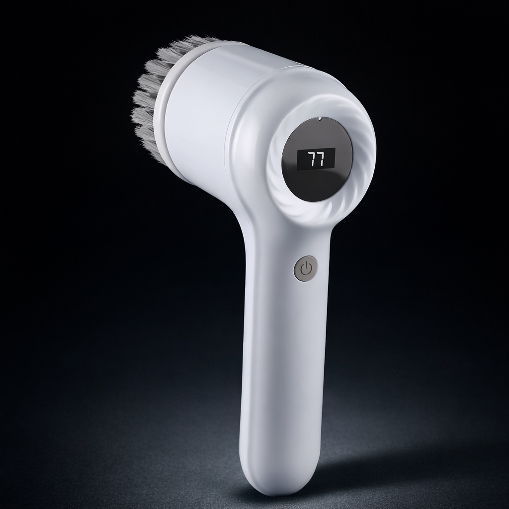 PureSpin™ Pro Cordless Spin Scrubber – 5-Head System with Extension Handle