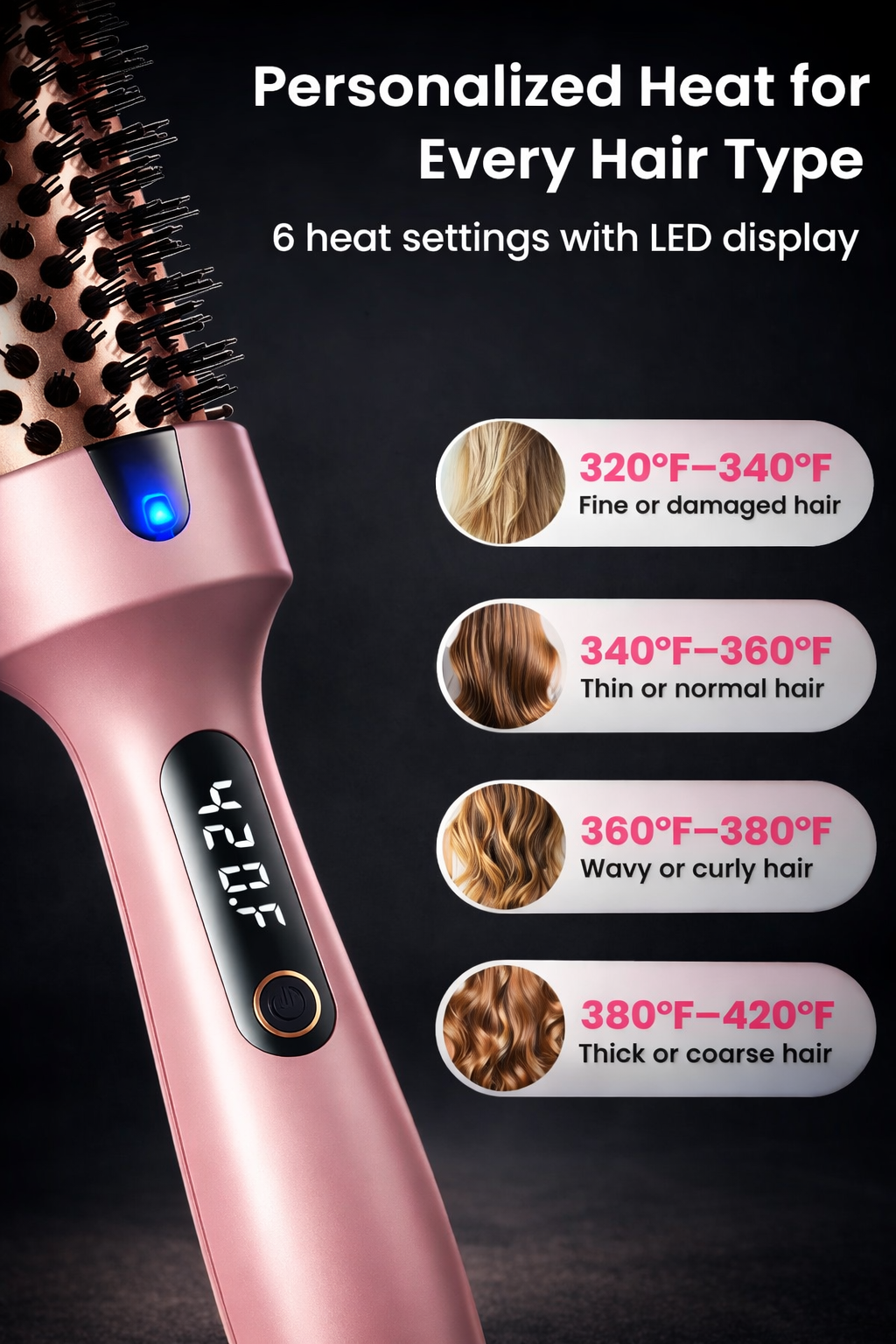 Veloura™ AirSculpt 1.5 – Ionic Blowout Brush