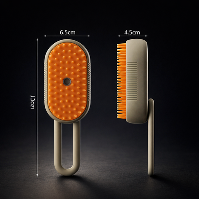 SteamGlow™ 3-in-1 Pet Grooming Brush