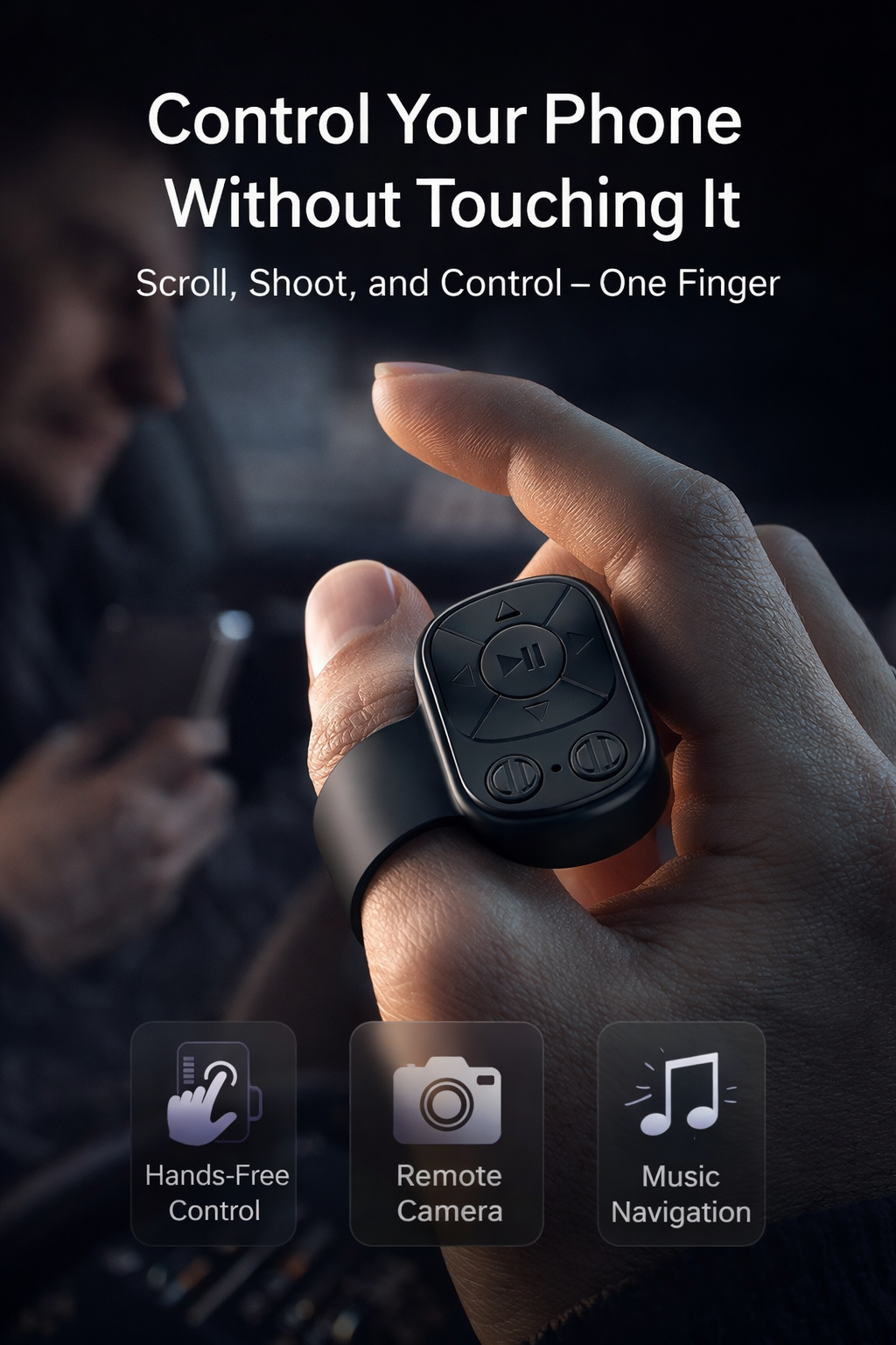 ScrollRing™ – Hands-Free Phone Control