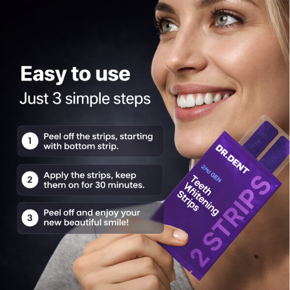 BrightDent™ Professional Whitening Strips